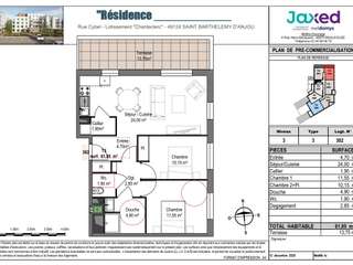 Vente appartement 3 pièces
