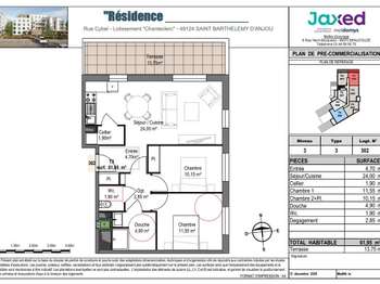 Vente appartement 3 pièces