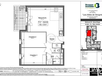 Vente appartement 3 pièces Saint-Berthevin 53