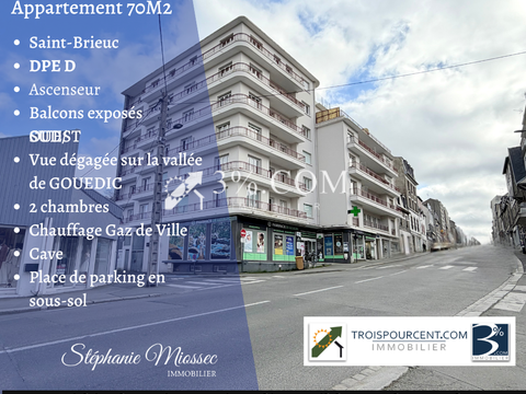 Vente appartement 3 pièces Saint-Brieuc 22