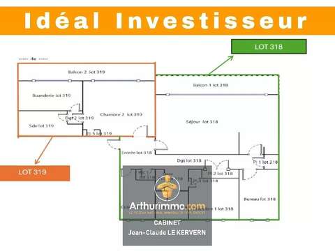 Vente appartement 5 pièces Saint-Brieuc 22