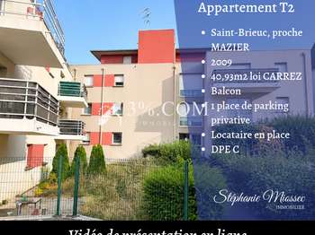 Vente appartement 2 pièces Saint-Brieuc L'europe, Ginglin, Le Plateau, Zi 22