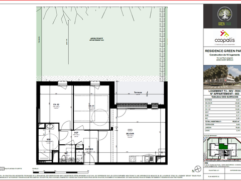 Vente appartement 3 pièces