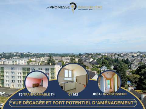 Vente appartement 4 pièces Saint-Brieuc Le Tertre, Le Point Du Jour, La Tour D'auvergne 22