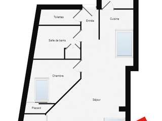 Vente appartement 2 pièces Vente appartement 2 pièces