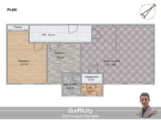 Vente appartement 3 pièces Vente appartement 3 pièces