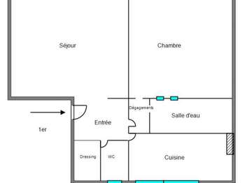 Vente appartement 2 pièces