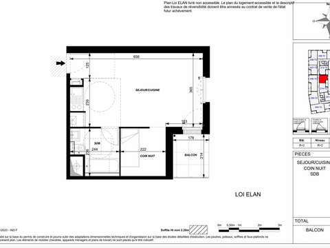 Vente appartement 1 pièce