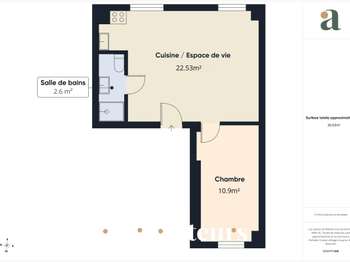 Vente appartement 2 pièces