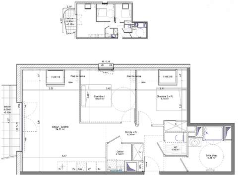 Vente appartement 3 pièces