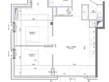 Vente appartement 3 pièces Vente appartement 3 pièces