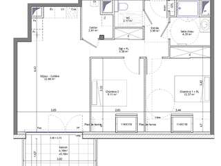Vente appartement 3 pièces