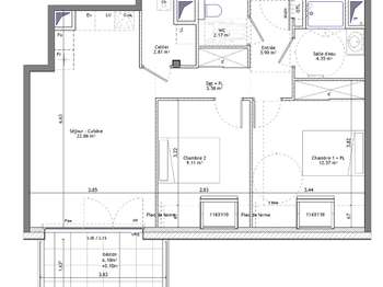 Vente appartement 3 pièces Vente appartement 3 pièces