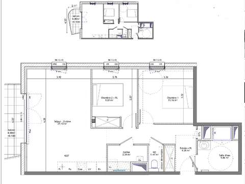 Vente appartement 3 pièces