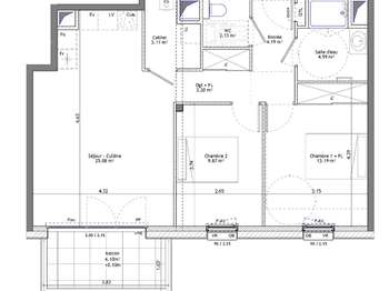 Vente appartement 3 pièces Vente appartement 3 pièces