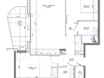 Vente appartement 3 pièces Vente appartement 3 pièces