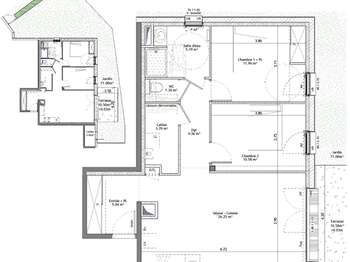Vente appartement 3 pièces Vente appartement 3 pièces