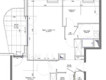 Vente appartement 3 pièces Vente appartement 3 pièces
