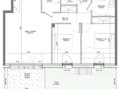 Vente appartement 3 pièces