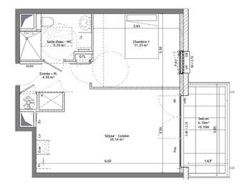 Vente appartement 2 pièces Vente appartement 2 pièces