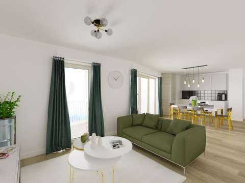 Vente appartement 4 pièces Saint-Gilles 35