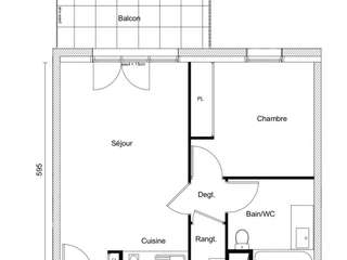Vente appartement 2 pièces