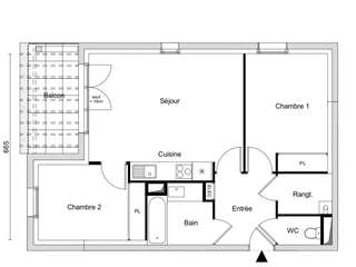 Vente appartement 3 pièces Vente appartement 3 pièces