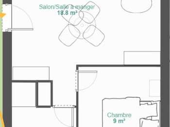 Vente appartement 1 pièce