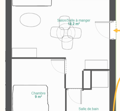 Vente appartement 1 pièce