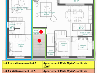 Vente appartement 2 pièces