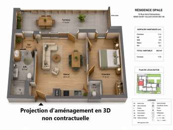 Vente Appartement 2 piècesSaint-Gilles-Croix-de-Vie