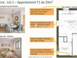 Vente appartement 2 pièces