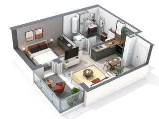 Vente appartement 2 pièces Vente appartement 2 pièces