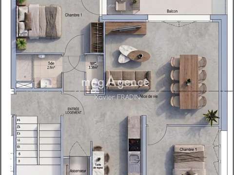 Vente appartement 4 pièces