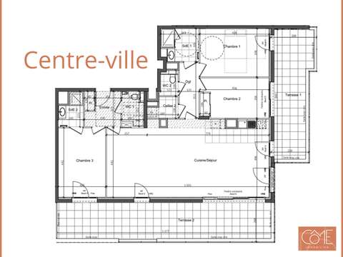 Vente appartement 4 pièces Saint-Grégoire 35