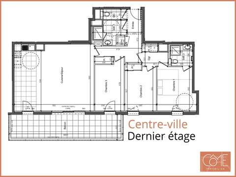 Vente appartement 4 pièces Saint-Grégoire 35