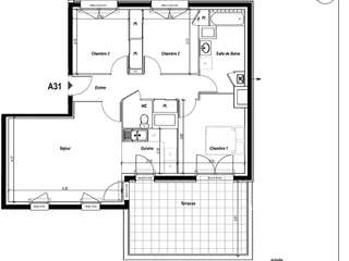 Vente appartement 4 pièces