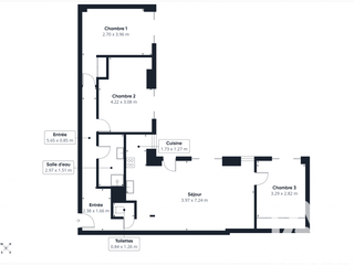 Vente appartement 4 pièces