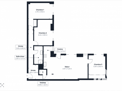 Vente appartement 4 pièces