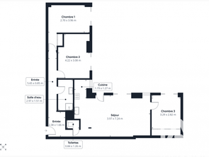 Vente Appartement 4 piècesSaint-Herblain