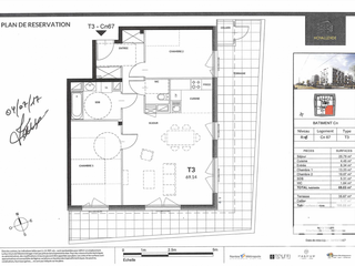 Vente appartement 3 pièces