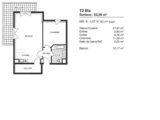 Vente appartement 2 pièces