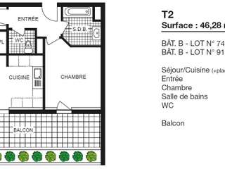 Vente appartement 2 pièces