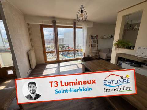 Vente appartement 3 pièces Saint-Herblain 44