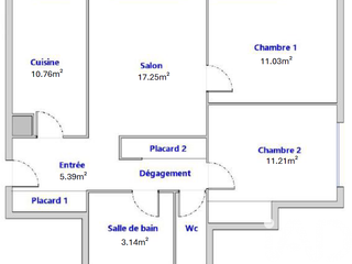 Vente appartement 3 pièces Vente appartement 3 pièces