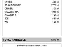 Vente appartement 3 pièces