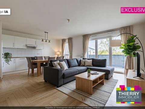 Vente appartement 3 pièces Saint-Herblain Bourg-Solvardière-Pelousière 44