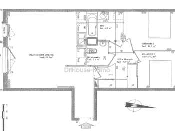 Vente appartement 3 pièces Saint-Herblain Bourg-Solvardière-Pelousière 44
