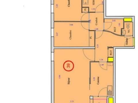 Vente appartement 4 pièces Saint-Herblain Tillay-Garotterie 44