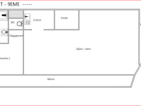 Vente appartement 2 pièces